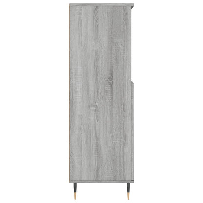 Highboard Grau Sonoma 60x36x110 cm Holzwerkstoff