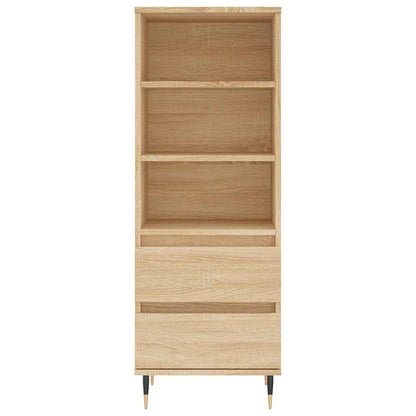 Highboard Sonoma-Eiche 40x36x110 cm Holzwerkstoff