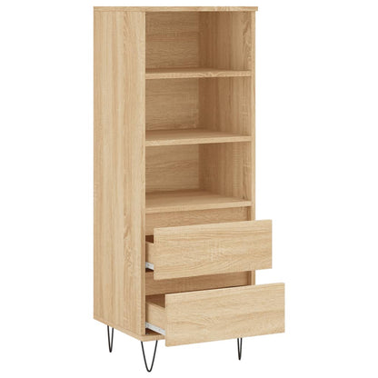 Highboard Sonoma-Eiche 40x36x110 cm Holzwerkstoff