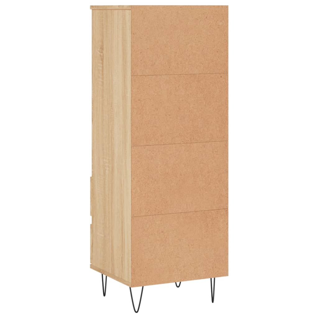 Highboard Sonoma-Eiche 40x36x110 cm Holzwerkstoff