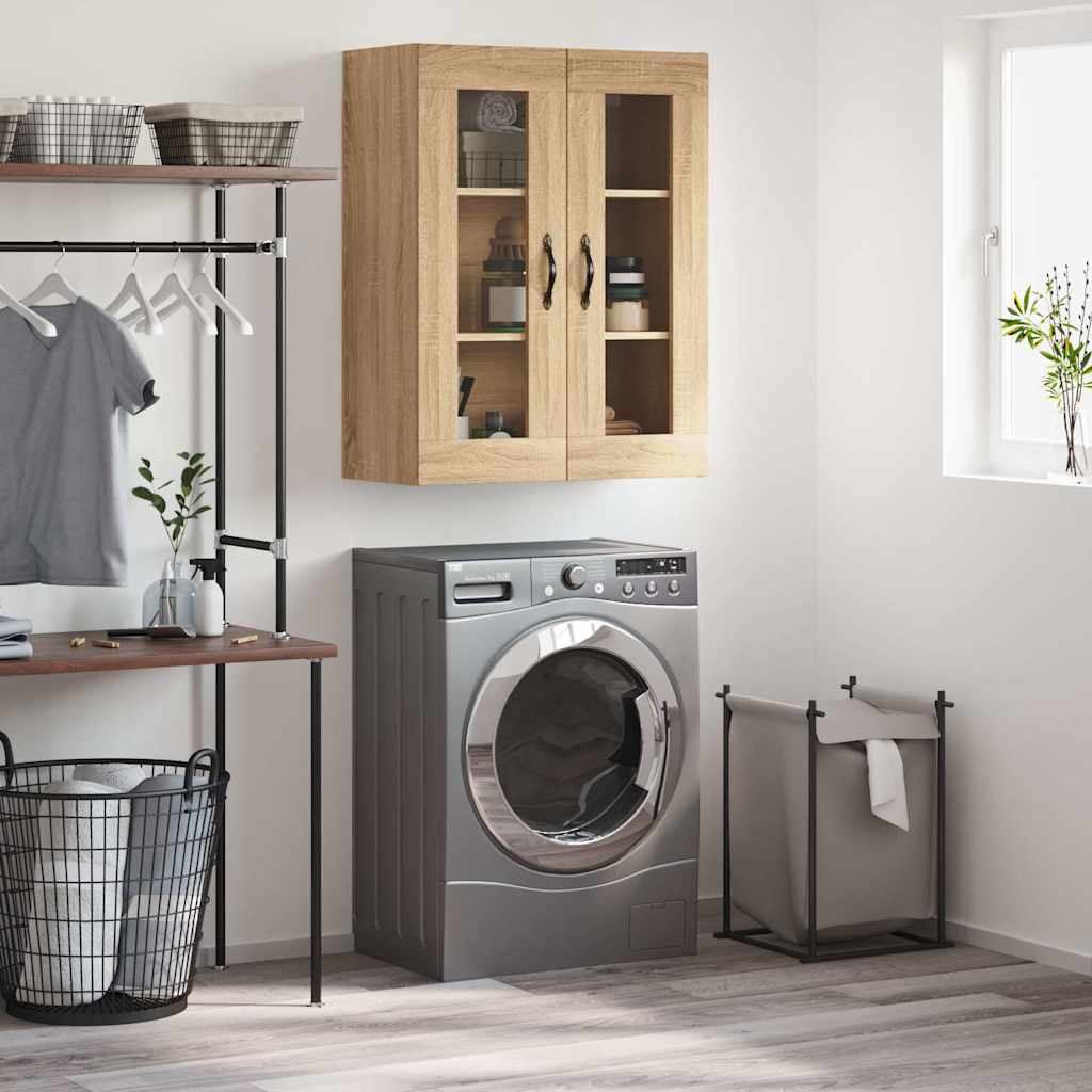 Wandschrank Sonoma-Eiche 69,5x34x90 cm Holzwerkstoff