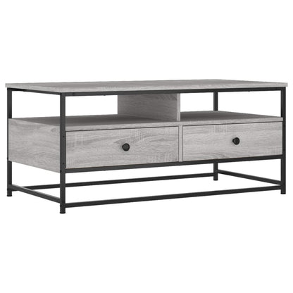 Couchtisch Grau Sonoma 100x51x45 cm Holzwerkstoff