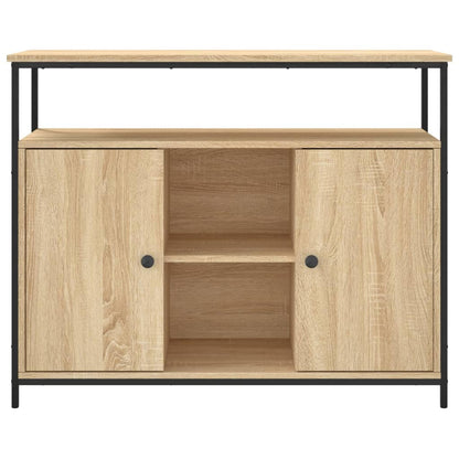 Sideboard Sonoma-Eiche 100 x 35 x 80 cm Holzwerkstoff