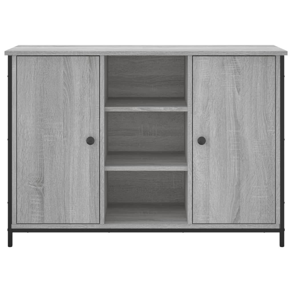 Sideboard Grau Sonoma 100x35x70 cm Holzwerkstoff
