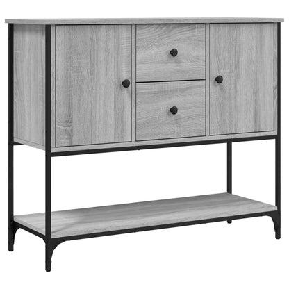 Sideboard Grau Sonoma 100x36x85 cm Holzwerkstoff