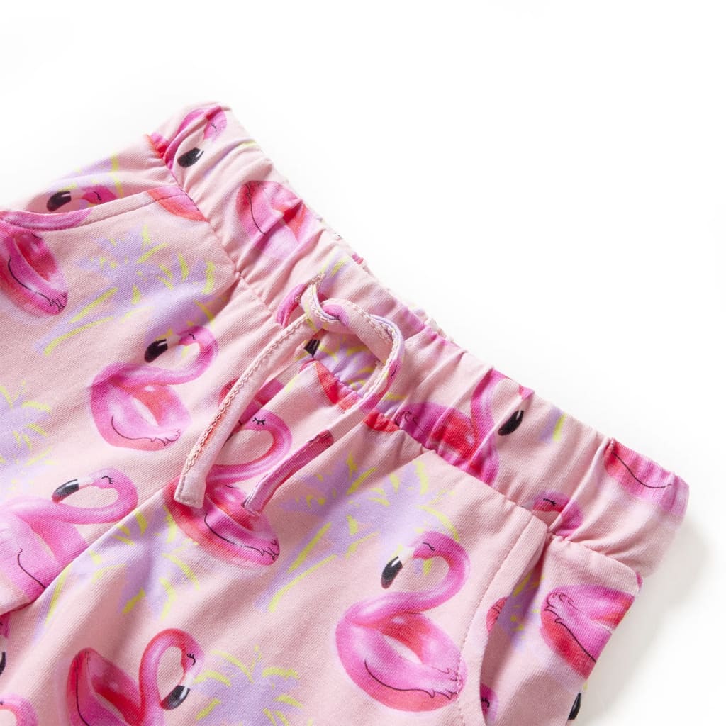 Kindershorts mit Kordelzug Hellrosa 92