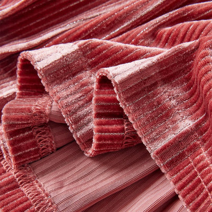 Kinder-Faltenrock Mittelrosa 116