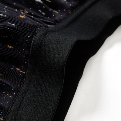 Kinder-Stufenrock mit Rüschen Schwarz 92