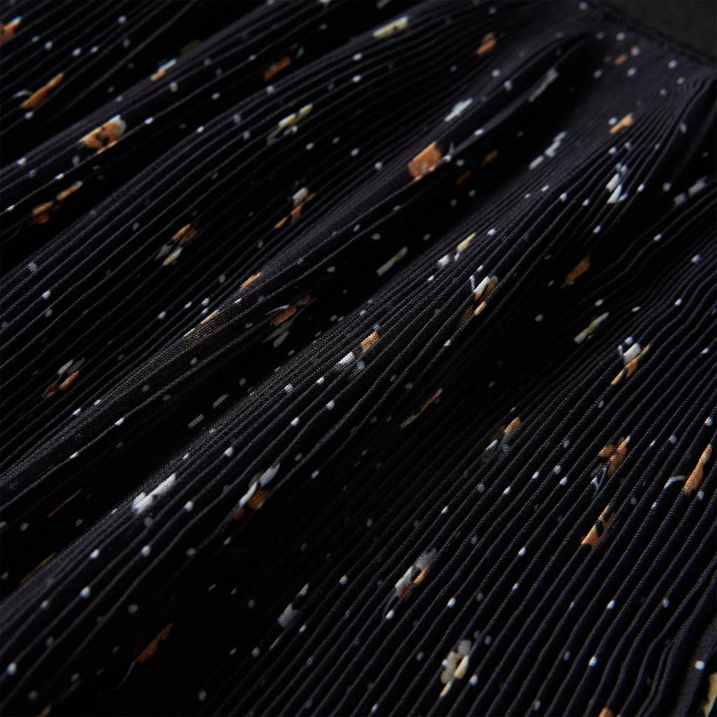 Kinder-Stufenrock mit Rüschen Schwarz 116