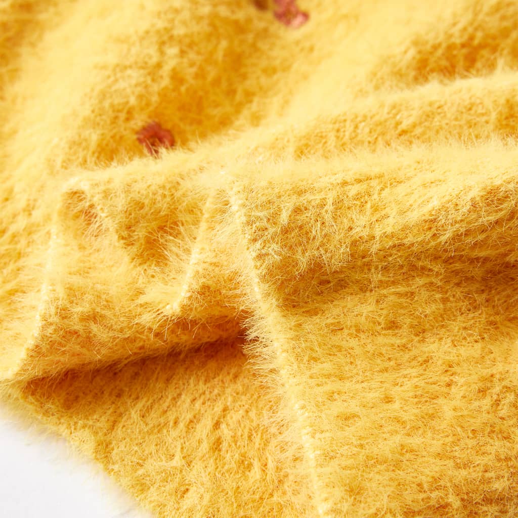 Kinderpullover Gestrickt Ocker 104