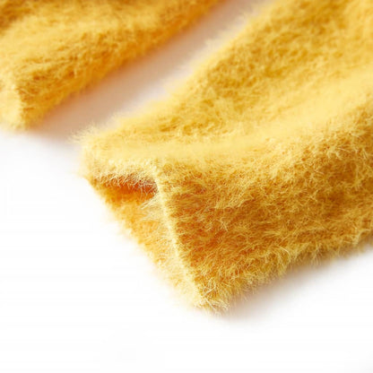 Kinderpullover Gestrickt Ocker 104