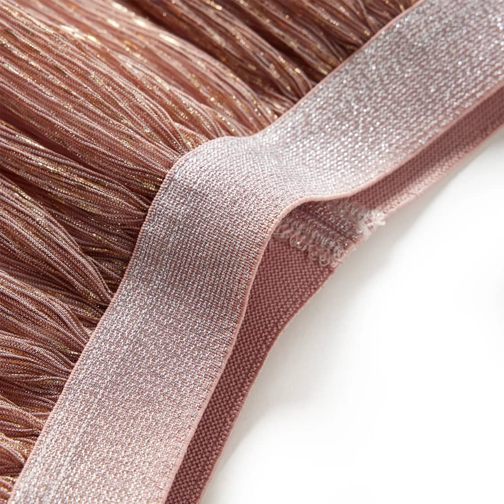 Kinderrock mit Glitzer Zartrosa 140