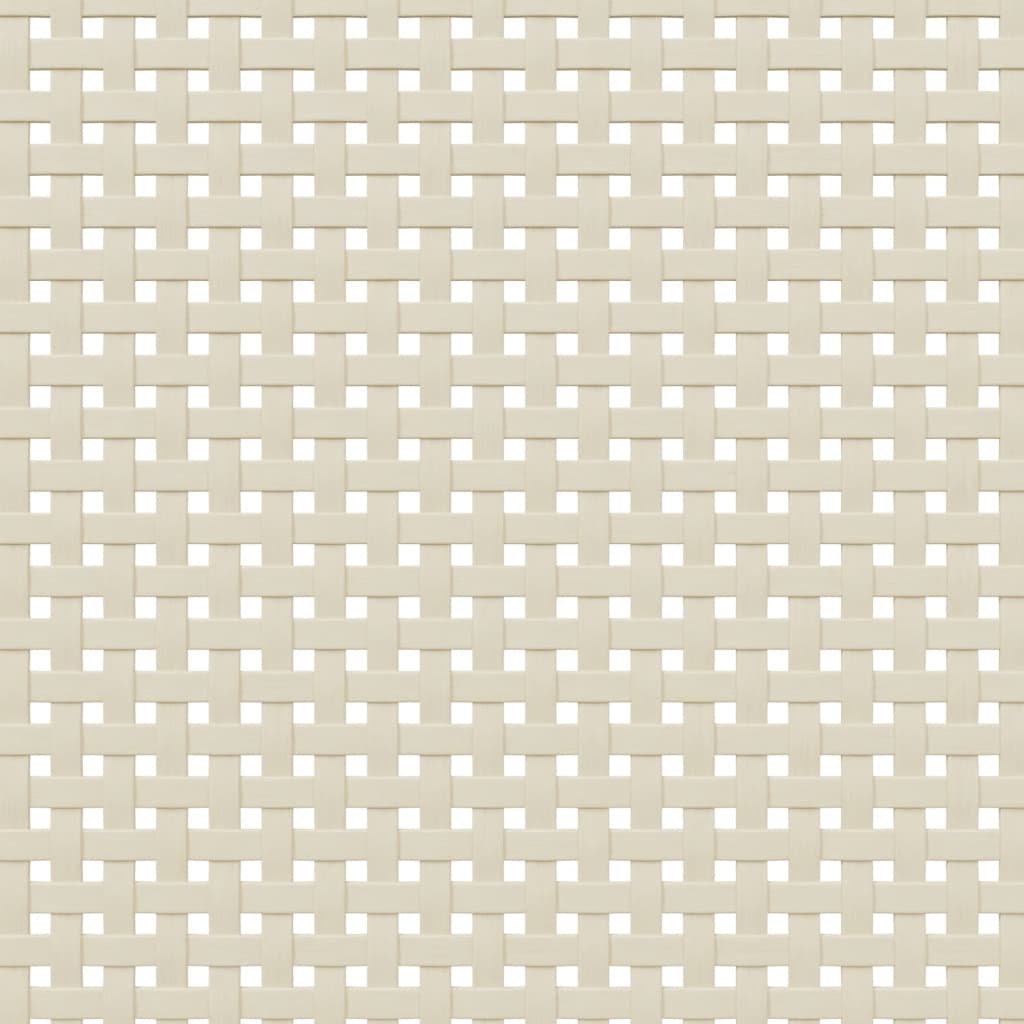 Sideboard SENJA Rattan-Optik Weiß 112x40x80 cm Kiefernholz