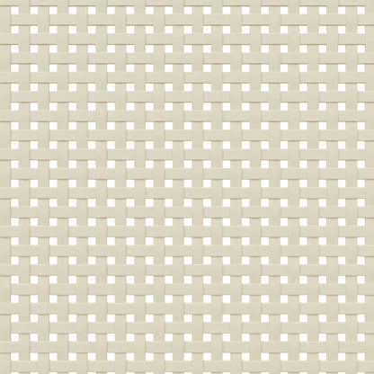 Couchtisch SENJA Rattan-Optik Weiß 100x55x33 cm Kiefernholz