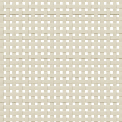 Highboard SENJA Rattan-Optik Weiß 90x40x112 cm Kiefernholz