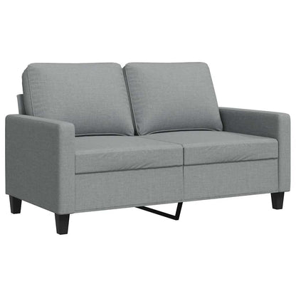 2-Sitzer-Sofa Hellgrau 120 cm Stoff