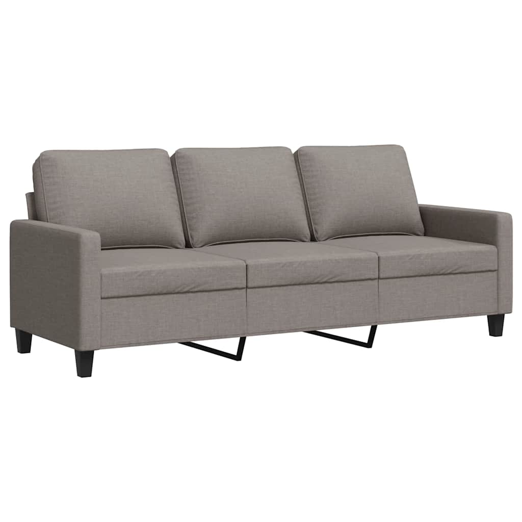 3-Sitzer-Sofa Taupe 180 cm Stoff