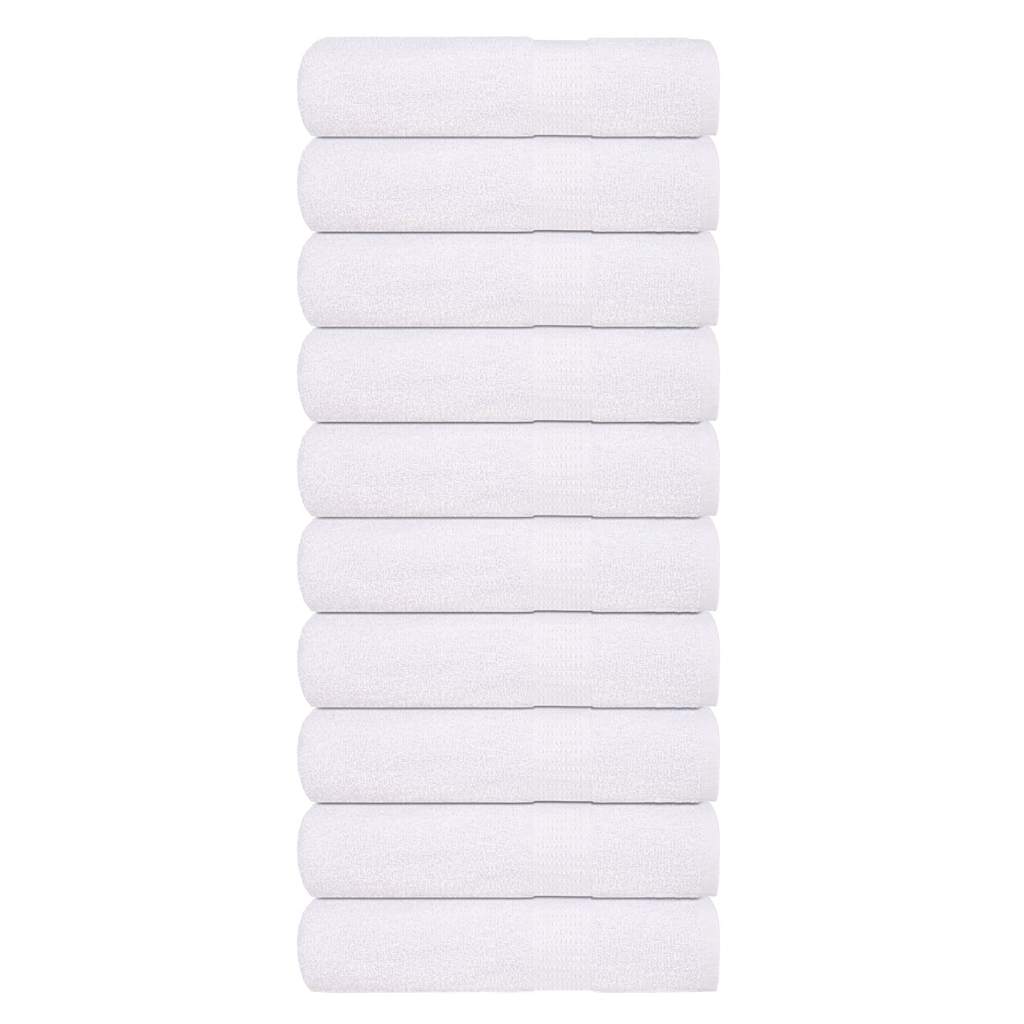 Badetücher FROGN 10 Stk. Weiß 100x150 cm 360 g/m²