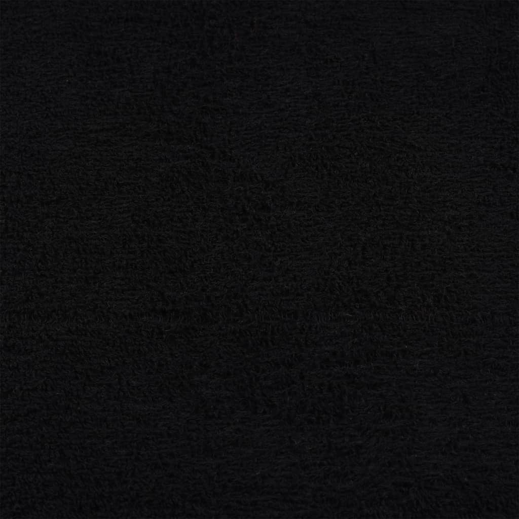 Duschtücher FROGN 4 Stk. Schwarz 70x140 cm 360 g/m²