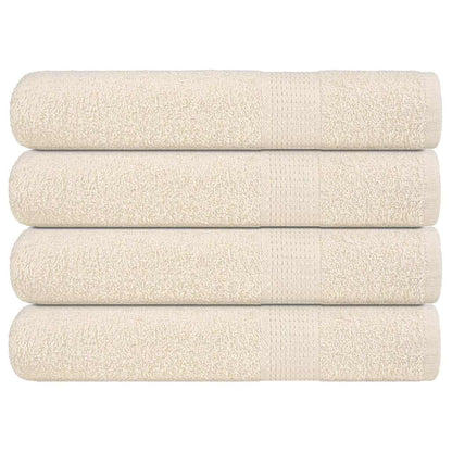 Saunatücher FROGN 4 Stk. Creme 80x200 cm 360 g/m²