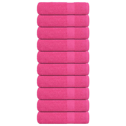 Badetücher FROGN 10 Stk. Rosa 100x150 cm 360 g/m²