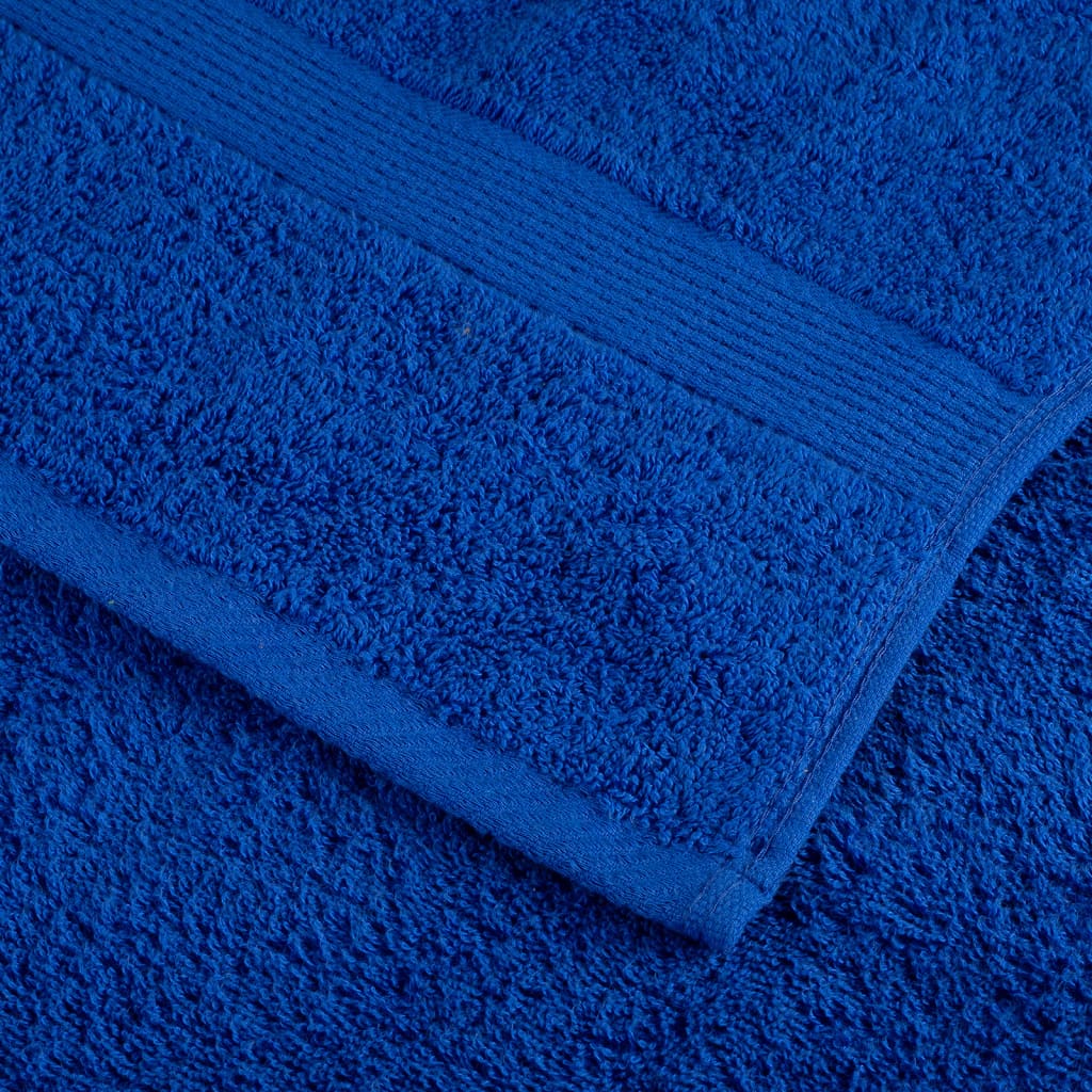Premium Gästetücher SOLUND 10 Stk. Blau 30x50 cm 600 g/m²