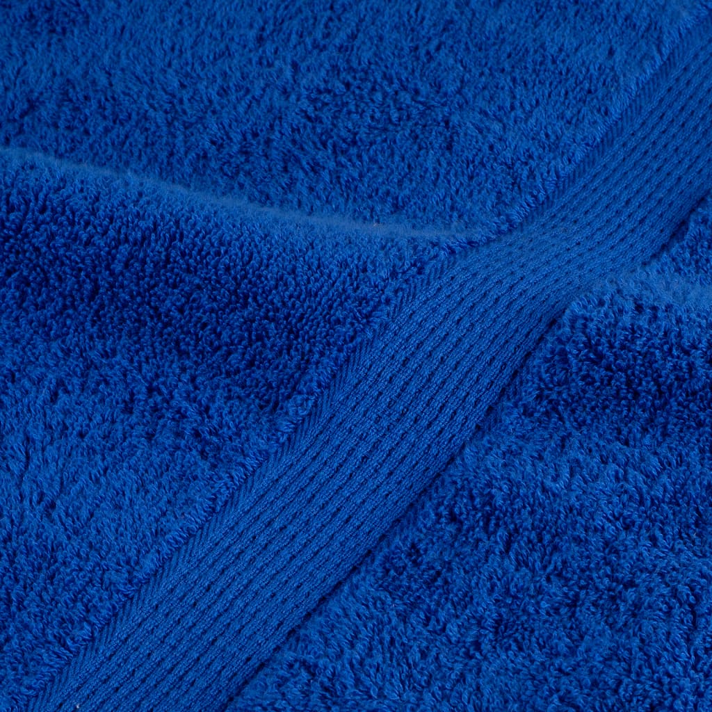Premium Gästetücher SOLUND 10 Stk. Blau 30x50 cm 600 g/m²