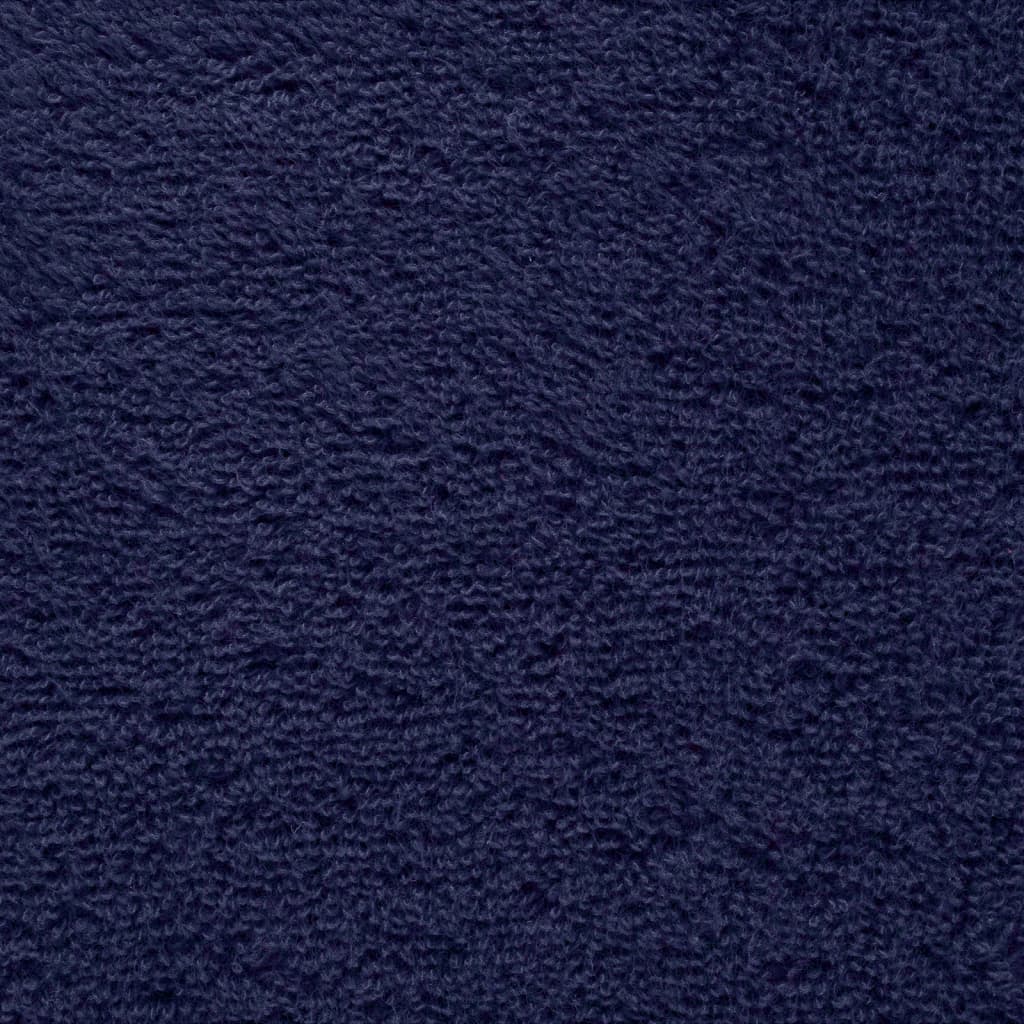 Premium Handtücher SOLUND 10 Stk. Marineblau 100x200 cm 600 g/m²