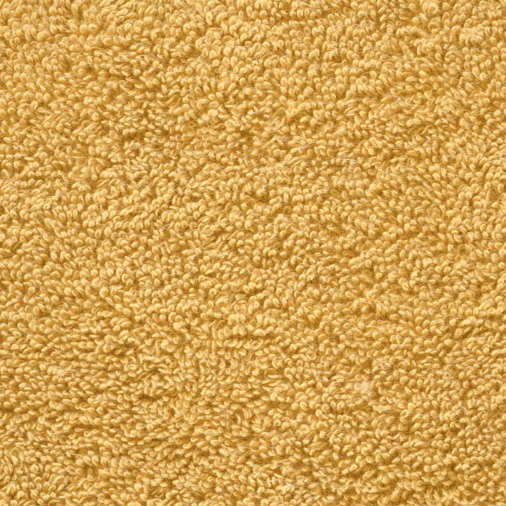 Premium Handtücher SOLUND 10 Stk. Gold 50x100 cm 600 g/m²
