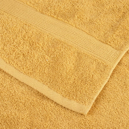 Premium Saunatücher SOLUND 4 Stk. Gold 80x200 cm 600 g/m²
