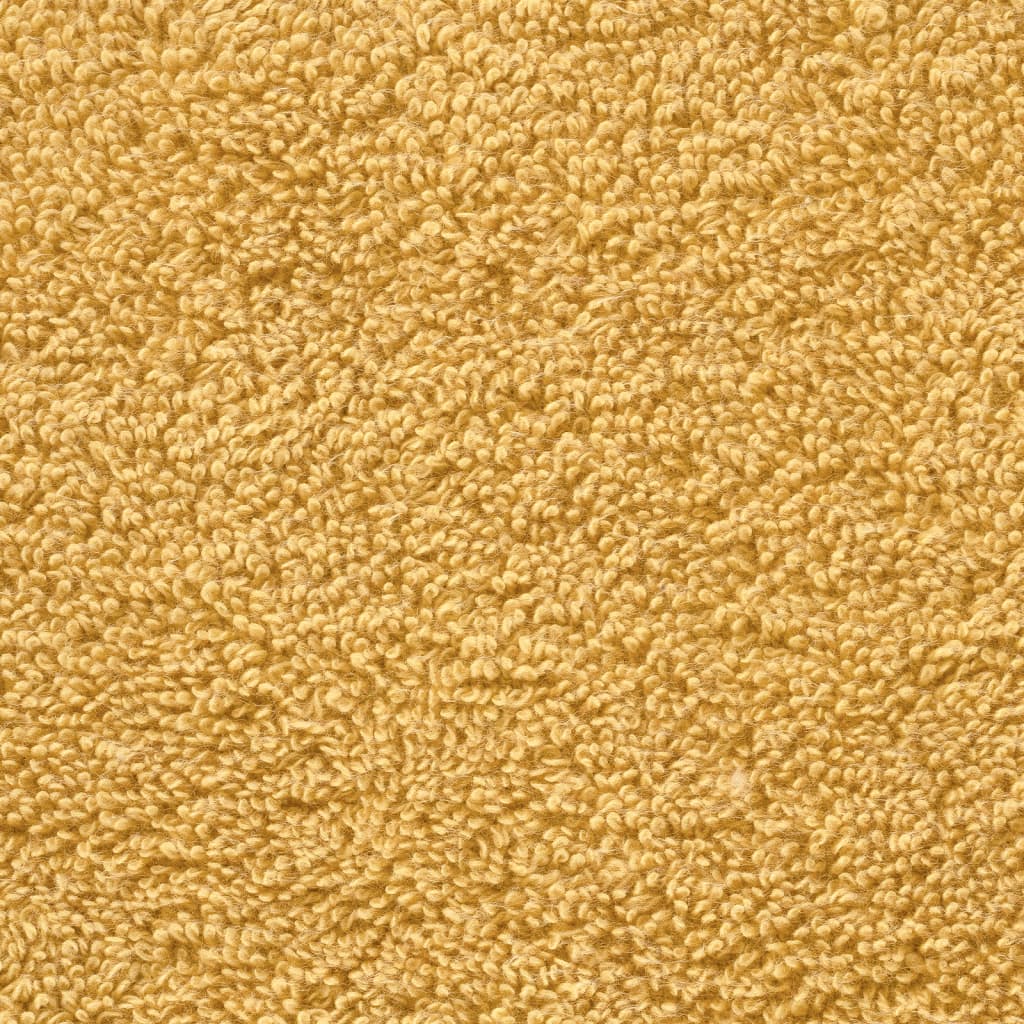 Premium Handtücher SOLUND 10 Stk. Gold 100x200 cm 600 g/m²