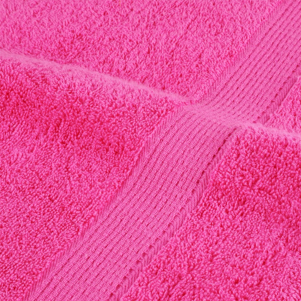 Premium-Gästetücher SOLUND 10 Stk. Rosa 30x50 cm 600 g/m²