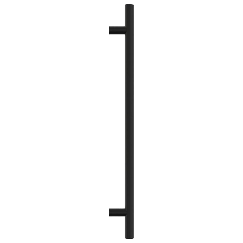 Möbelgriffe 10 Stk. Schwarz 224 mm Edelstahl