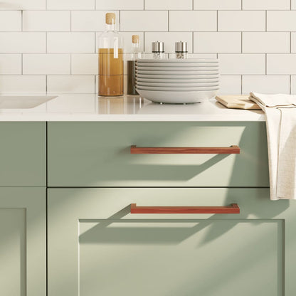 Möbelgriffe 10 Stk. Bronzen 224 mm Edelstahl