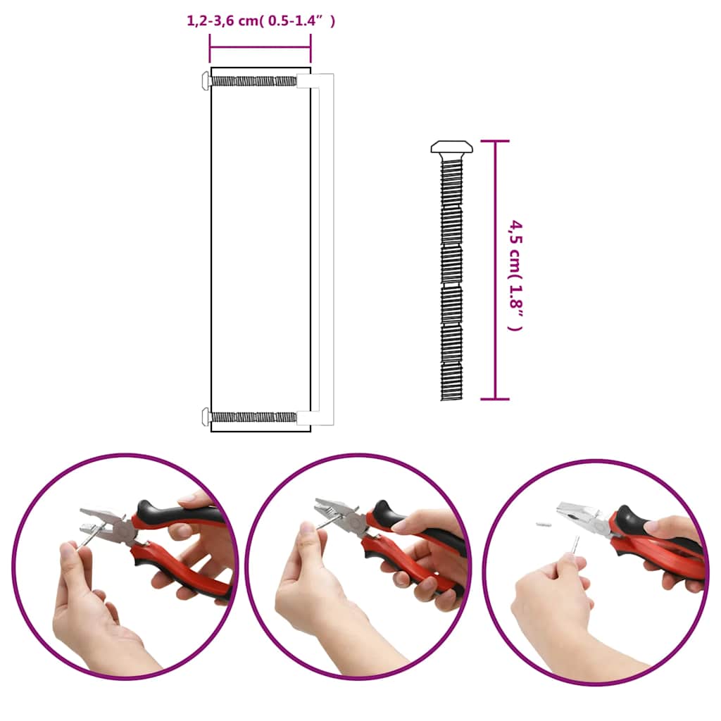 Möbelgriffe 10 Stk. Bronzen 320 mm Edelstahl