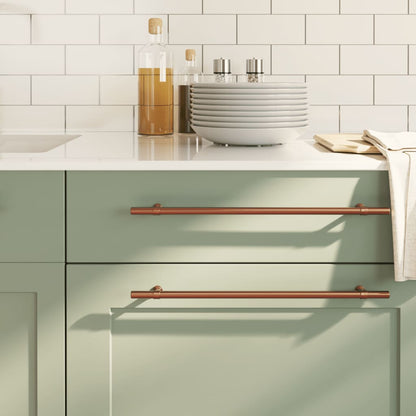 Möbelgriffe 10 Stk. Bronzen 320 mm Edelstahl