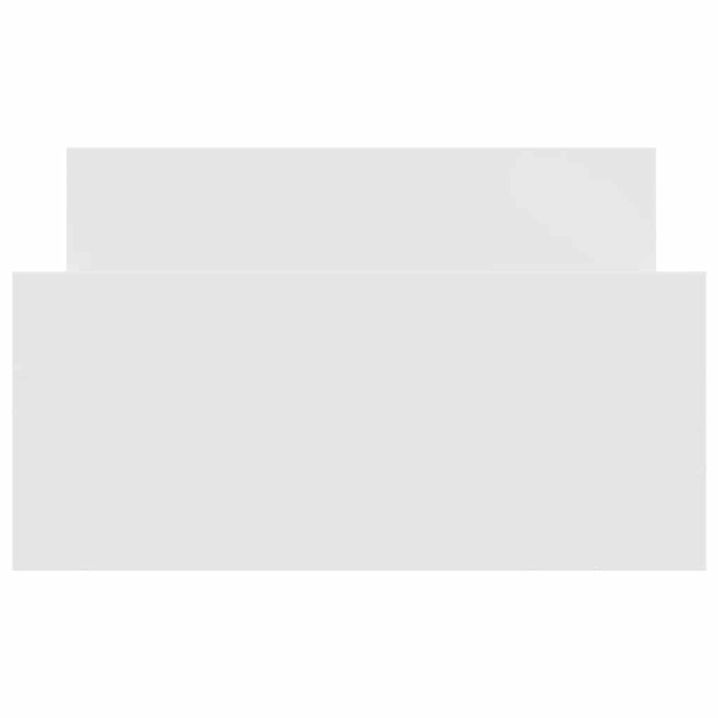 Bettgestell Weiß 75x190 cm Holzwerkstoff