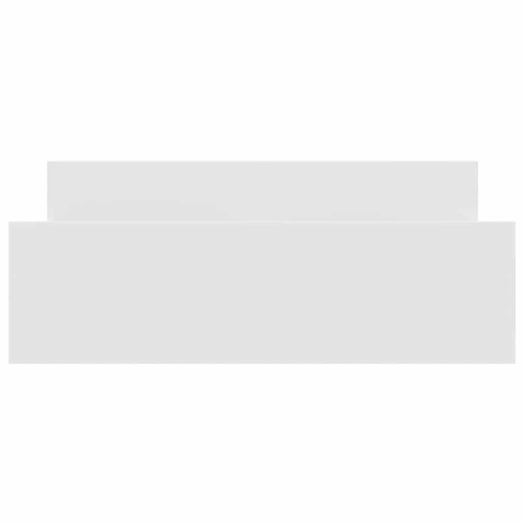 Bettgestell mit Kopf- und Fußteil Weiß 120x200 cm