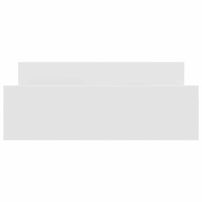 Bettgestell mit Kopf- und Fußteil Weiß 120x190 cm