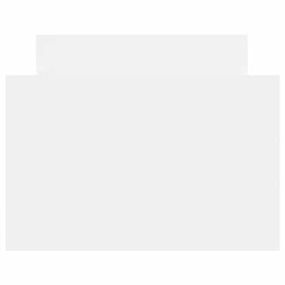 Bettgestell mit Kopf- und Fußteil Weiß 75x190 cm