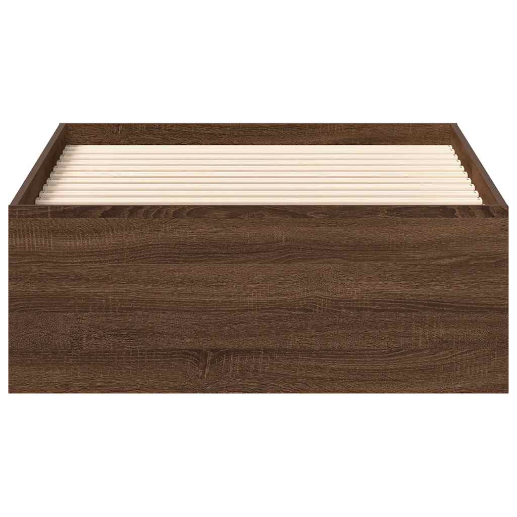 Bettgestell Braun Eichen-Optik 90x200 cm