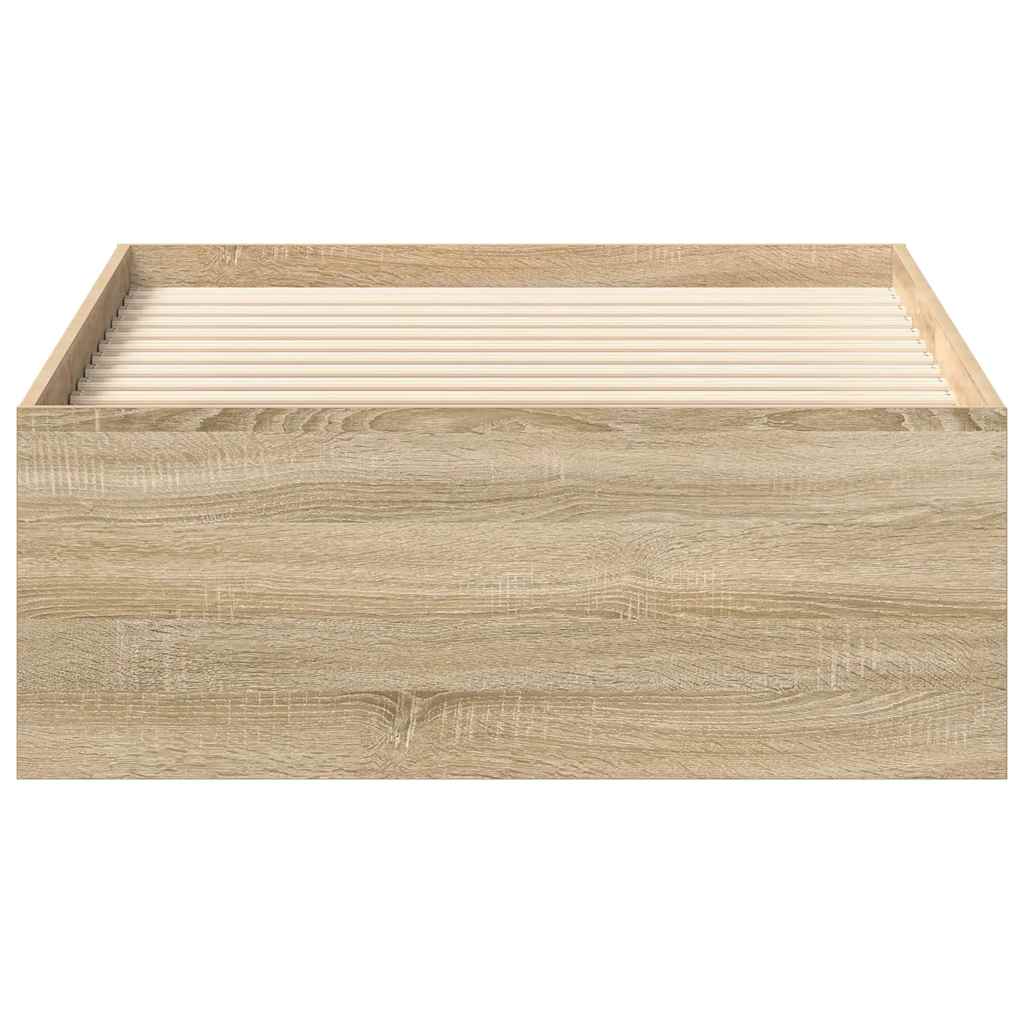 Bettgestell Sonoma-Eiche 100x200 cm