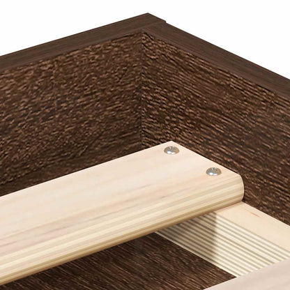 Bettgestell Braun Eichen-Optik 100x200 cm