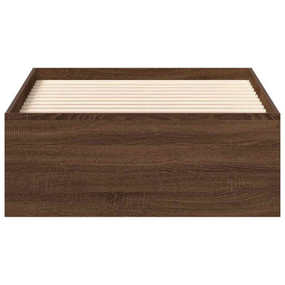 Bettgestell Braun Eichen-Optik 75 x 190 cm