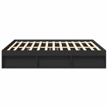 Bettgestell Schwarz 200x200 cm