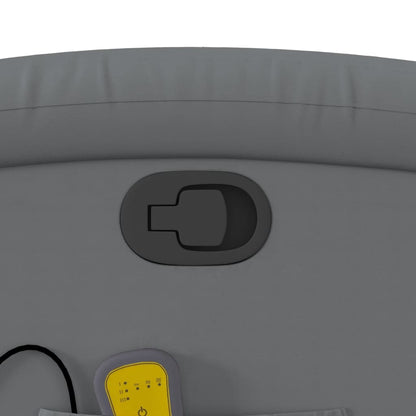 Massagesessel Relaxsessel Grau Kunstleder