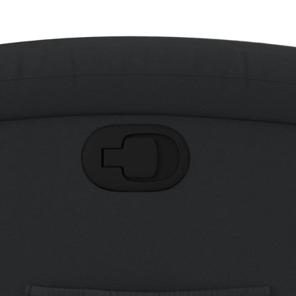 Relaxsessel Echtleder Schwarz