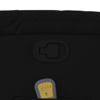 Massage-Relaxsessel, Kunstleder, Schwarz