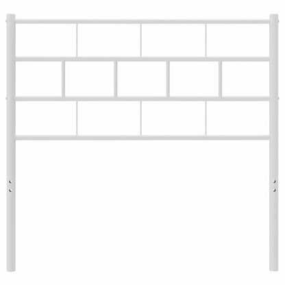Ersatz-Kopfteil Metall Weiß 75 cm