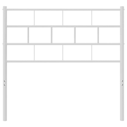 Ersatz-Kopfteil Metall Weiß 80 cm